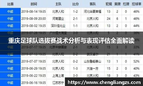重庆足球队选拔赛战术分析与表现评估全面解读
